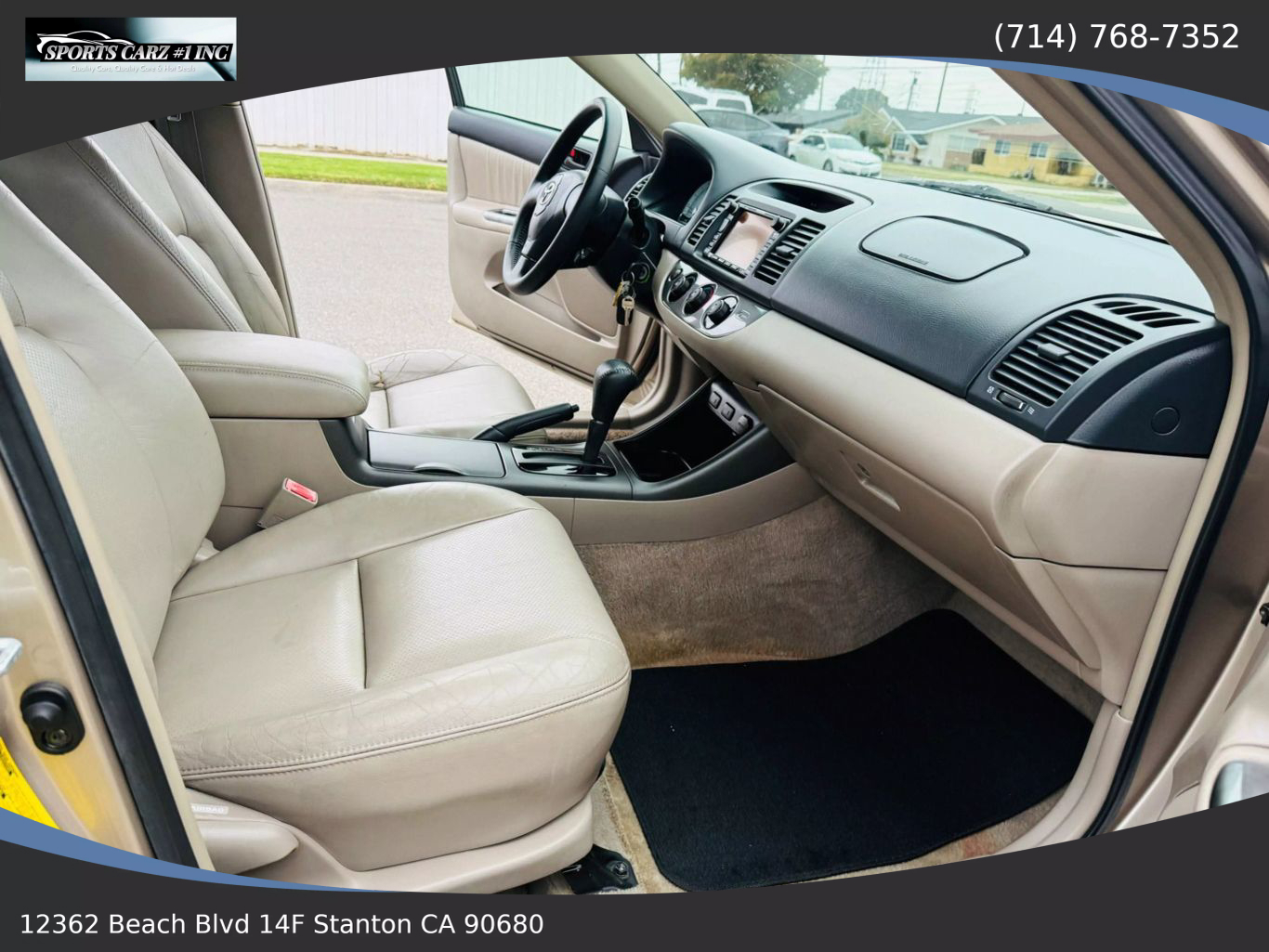 2002 TOYOTA CAMRY SEDAN V6, 3.0 LITER XLE SEDAN 4D