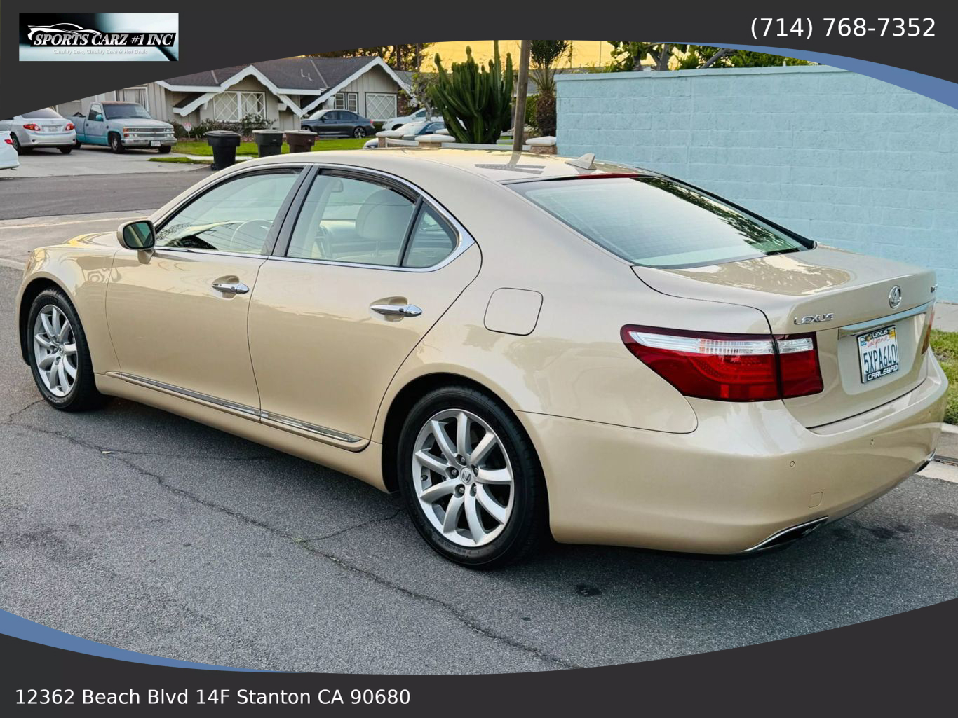 2007 LEXUS LS SEDAN V8, 4.6 LITER LS 460 SEDAN 4D