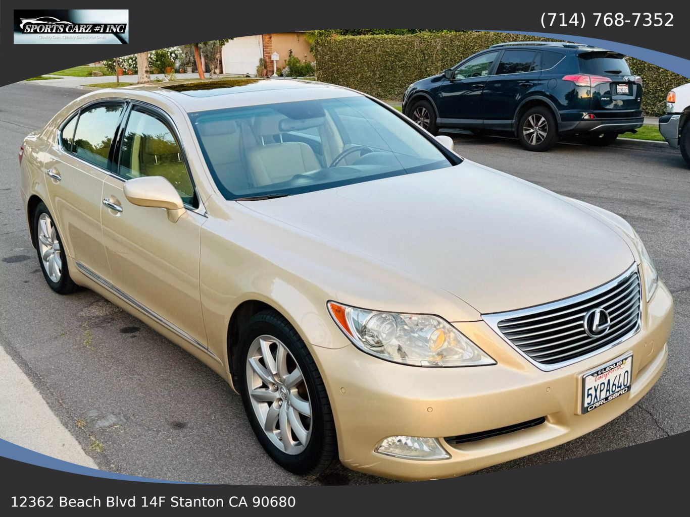 2007 LEXUS LS SEDAN V8, 4.6 LITER LS 460 SEDAN 4D