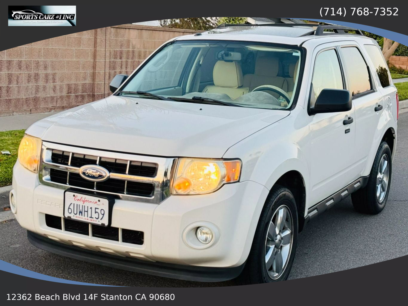 2010 FORD ESCAPE SUV 4-CYL, 2.5 LITER XLT SPORT UTILITY 4D