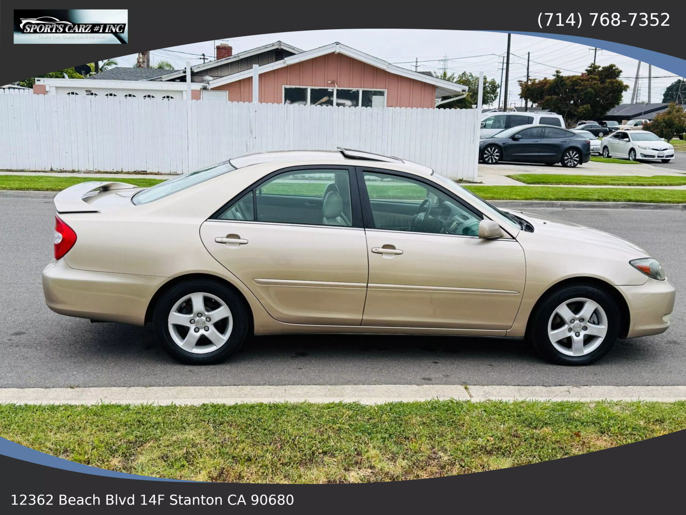 2002 TOYOTA CAMRY SEDAN V6, 3.0 LITER XLE SEDAN 4D