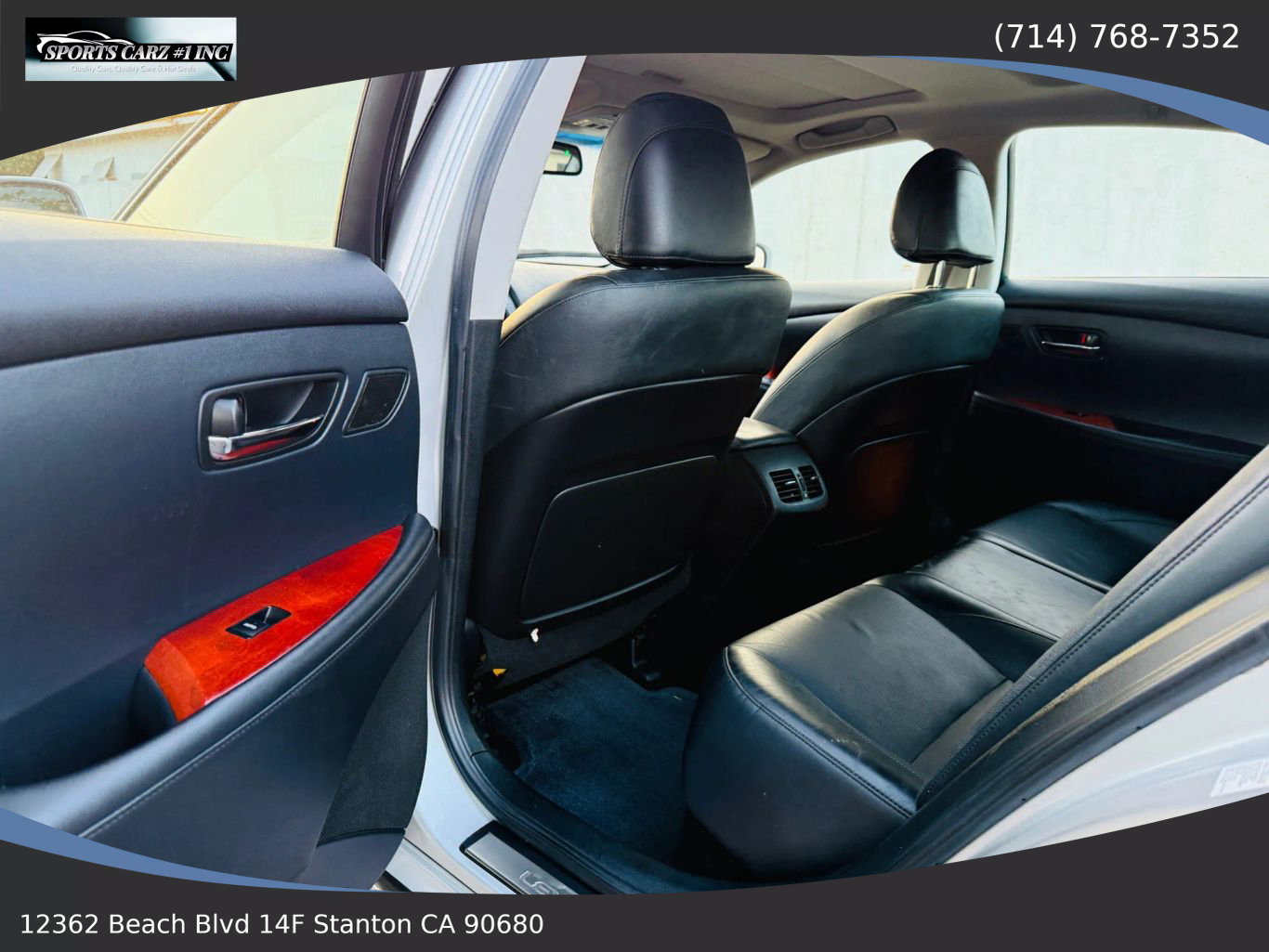 2007 LEXUS ES SEDAN V6, 3.5 LITER ES 350 SEDAN 4D