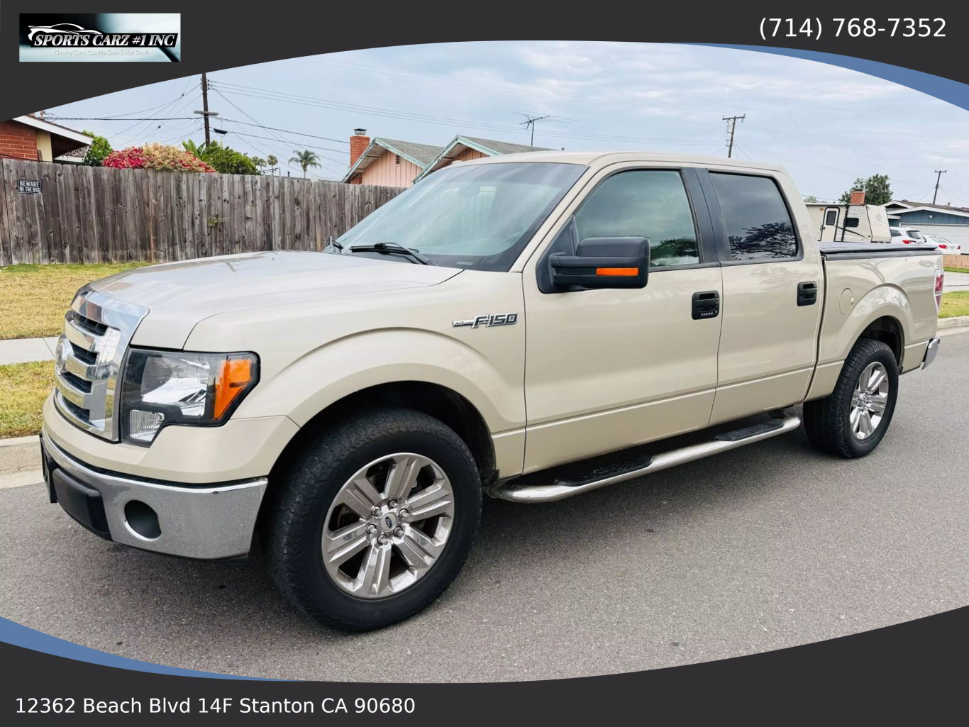 2010 FORD F150 SUPERCREW CAB PICKUP V8, FLEX FUEL, 5.4 LITER XLT PICKUP 4D 6 1/2 FT