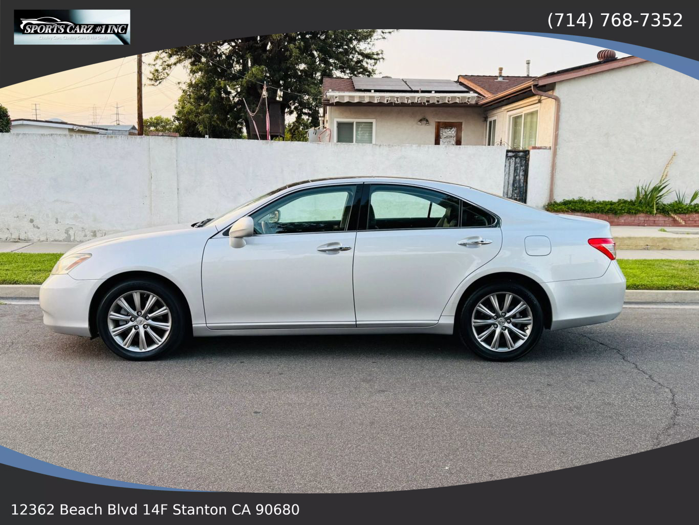 2007 LEXUS ES SEDAN V6, 3.5 LITER ES 350 SEDAN 4D
