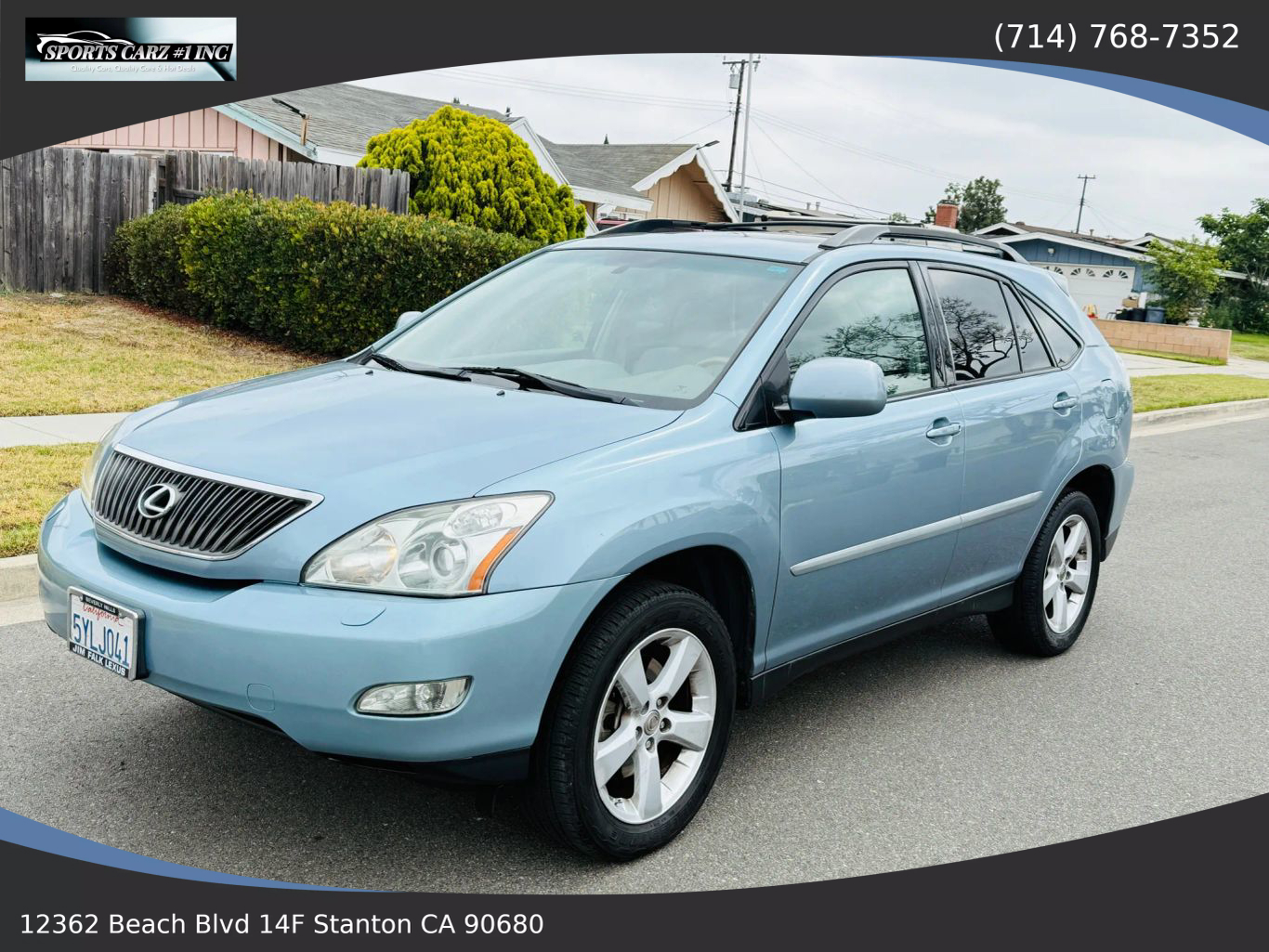 2007 LEXUS RX SUV V6, 3.5 LITER RX 350 SPORT UTILITY 4D