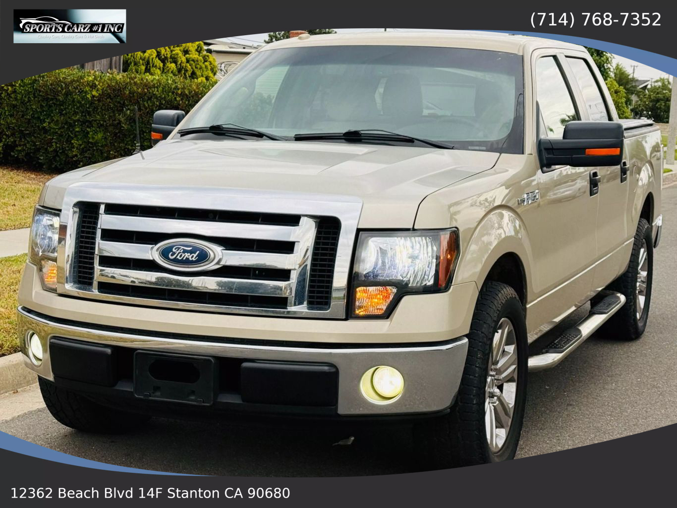 2010 FORD F150 SUPERCREW CAB PICKUP V8, FLEX FUEL, 5.4 LITER XLT PICKUP 4D 6 1/2 FT