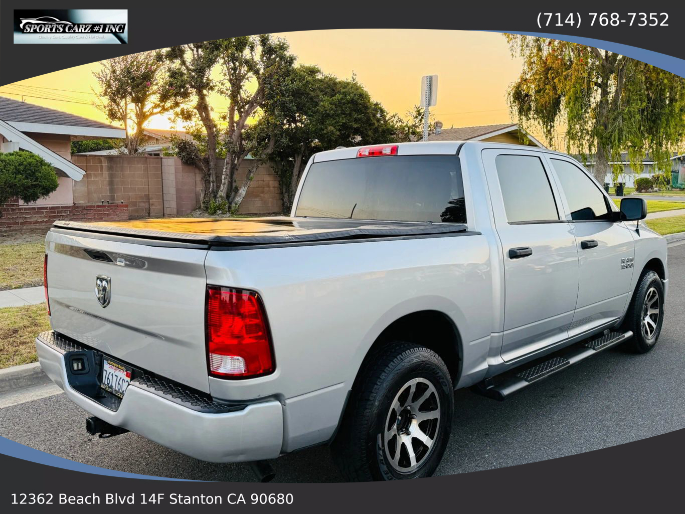 2017 RAM 1500 CREW CAB PICKUP V6, FLEX FUEL, 3.6 LITER TRADESMAN PICKUP 4D 5 1/2 FT