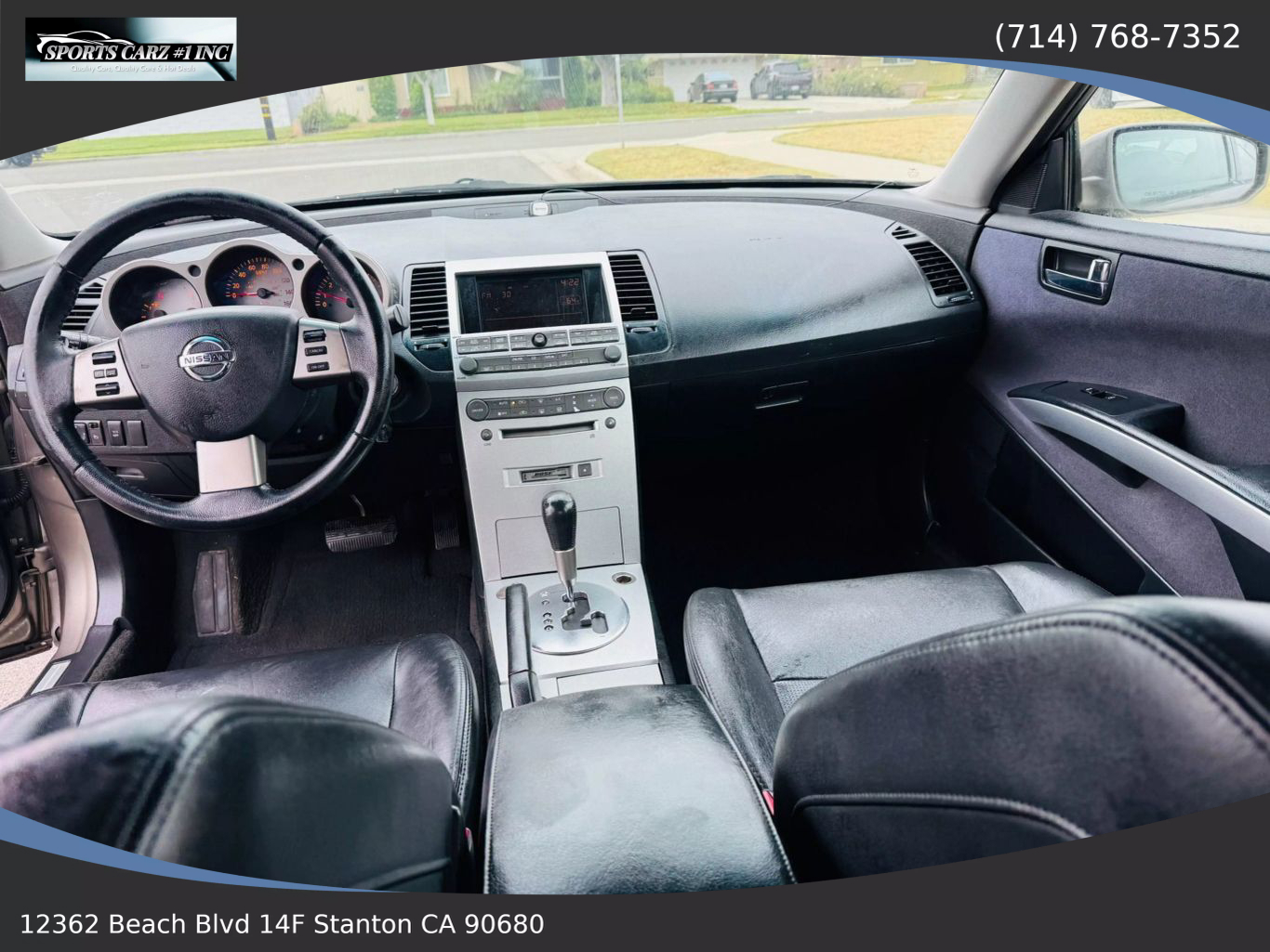 2006 NISSAN MAXIMA SEDAN V6, 3.5 LITER SE SEDAN 4D