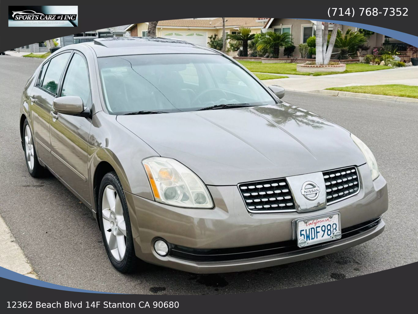 2006 NISSAN MAXIMA SEDAN V6, 3.5 LITER SE SEDAN 4D