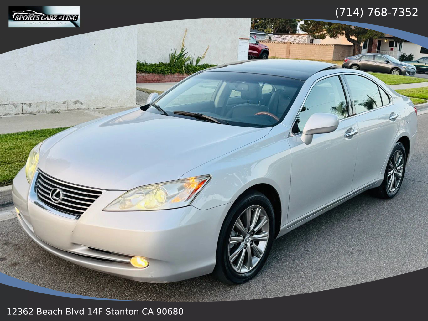 2007 LEXUS ES SEDAN V6, 3.5 LITER ES 350 SEDAN 4D