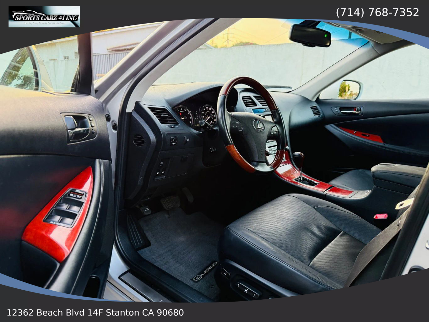2007 LEXUS ES SEDAN V6, 3.5 LITER ES 350 SEDAN 4D