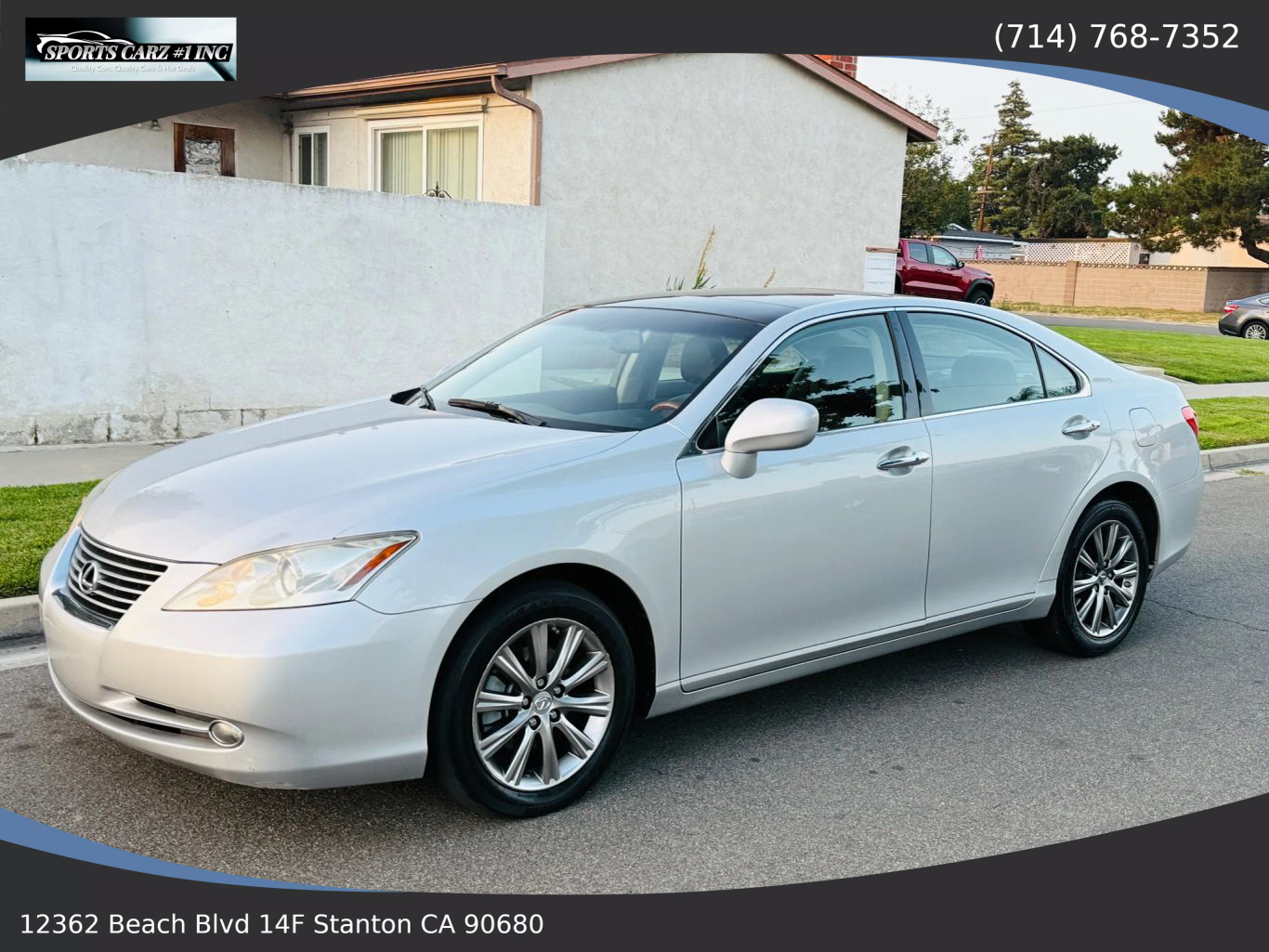 2007 LEXUS ES SEDAN V6, 3.5 LITER ES 350 SEDAN 4D