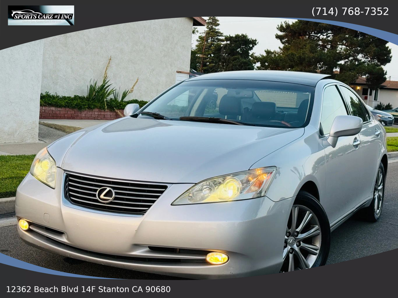 2007 LEXUS ES SEDAN V6, 3.5 LITER ES 350 SEDAN 4D