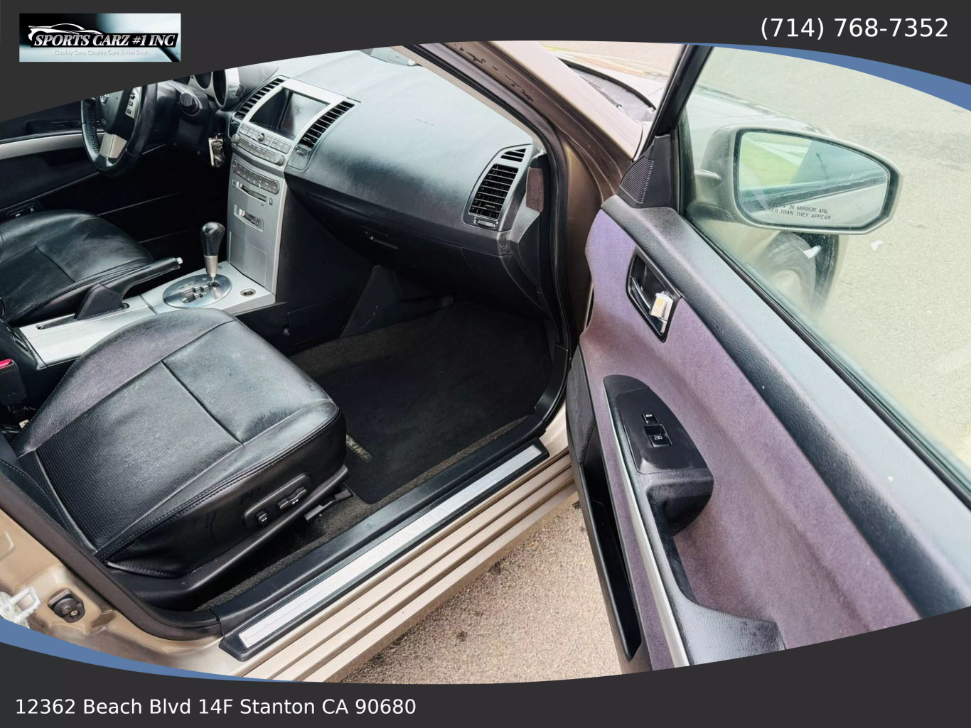 2006 NISSAN MAXIMA SEDAN V6, 3.5 LITER SE SEDAN 4D