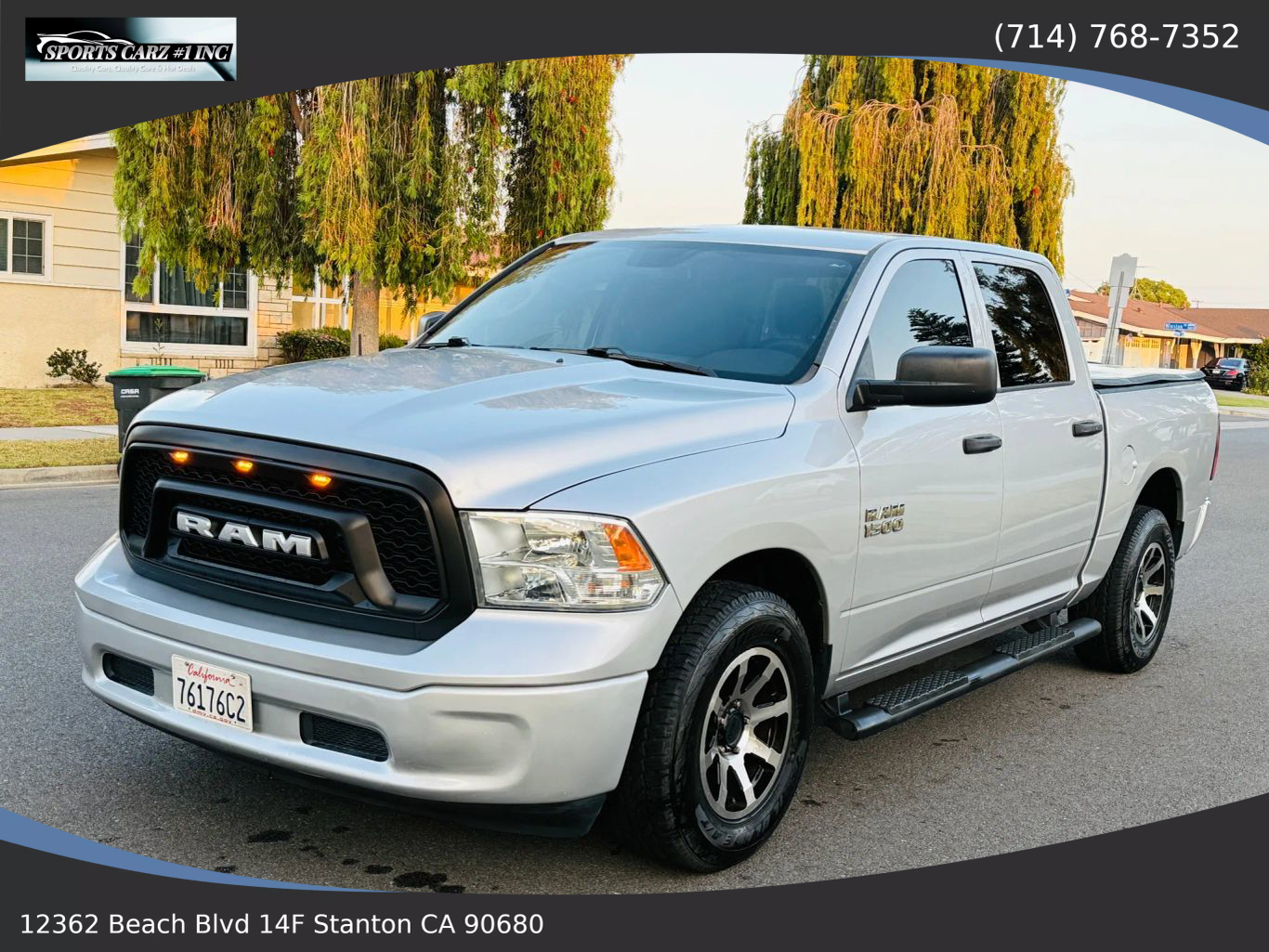 2017 RAM 1500 CREW CAB PICKUP V6, FLEX FUEL, 3.6 LITER TRADESMAN PICKUP 4D 5 1/2 FT