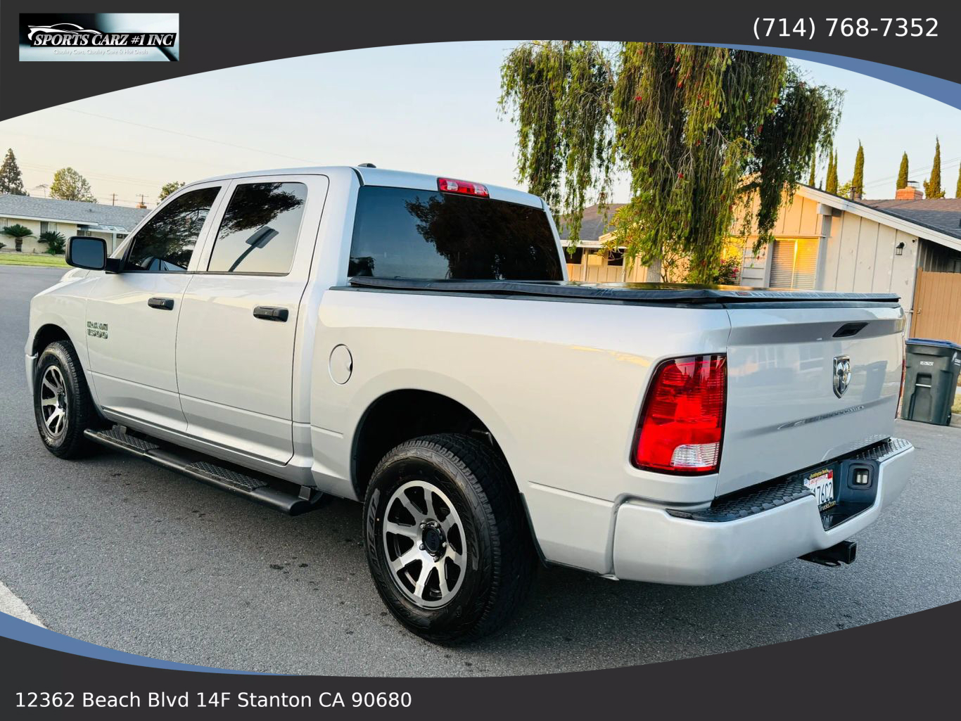 2017 RAM 1500 CREW CAB PICKUP V6, FLEX FUEL, 3.6 LITER TRADESMAN PICKUP 4D 5 1/2 FT