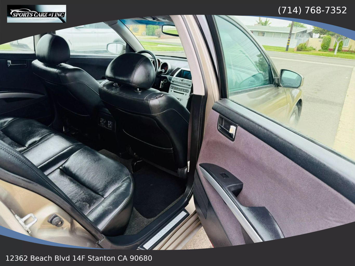2006 NISSAN MAXIMA SEDAN V6, 3.5 LITER SE SEDAN 4D