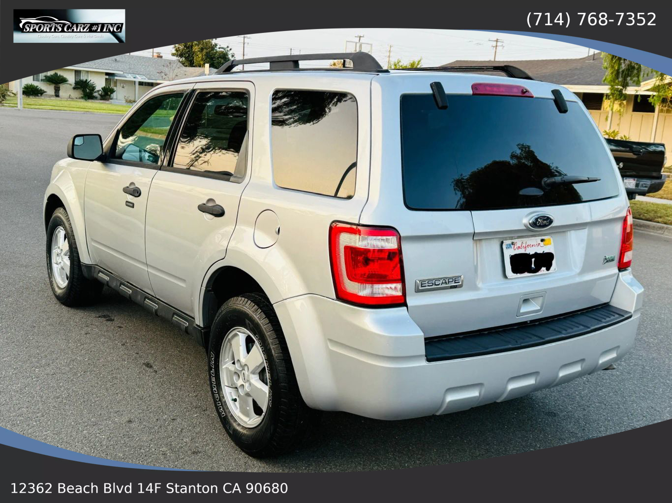 2012 FORD ESCAPE SUV V6, FLEX FUEL, 3.0 LITER XLT SPORT UTILITY 4D