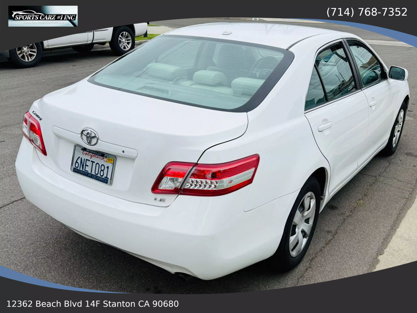 2011 TOYOTA CAMRY SEDAN 4-CYL, 2.5 LITER LE SEDAN 4D