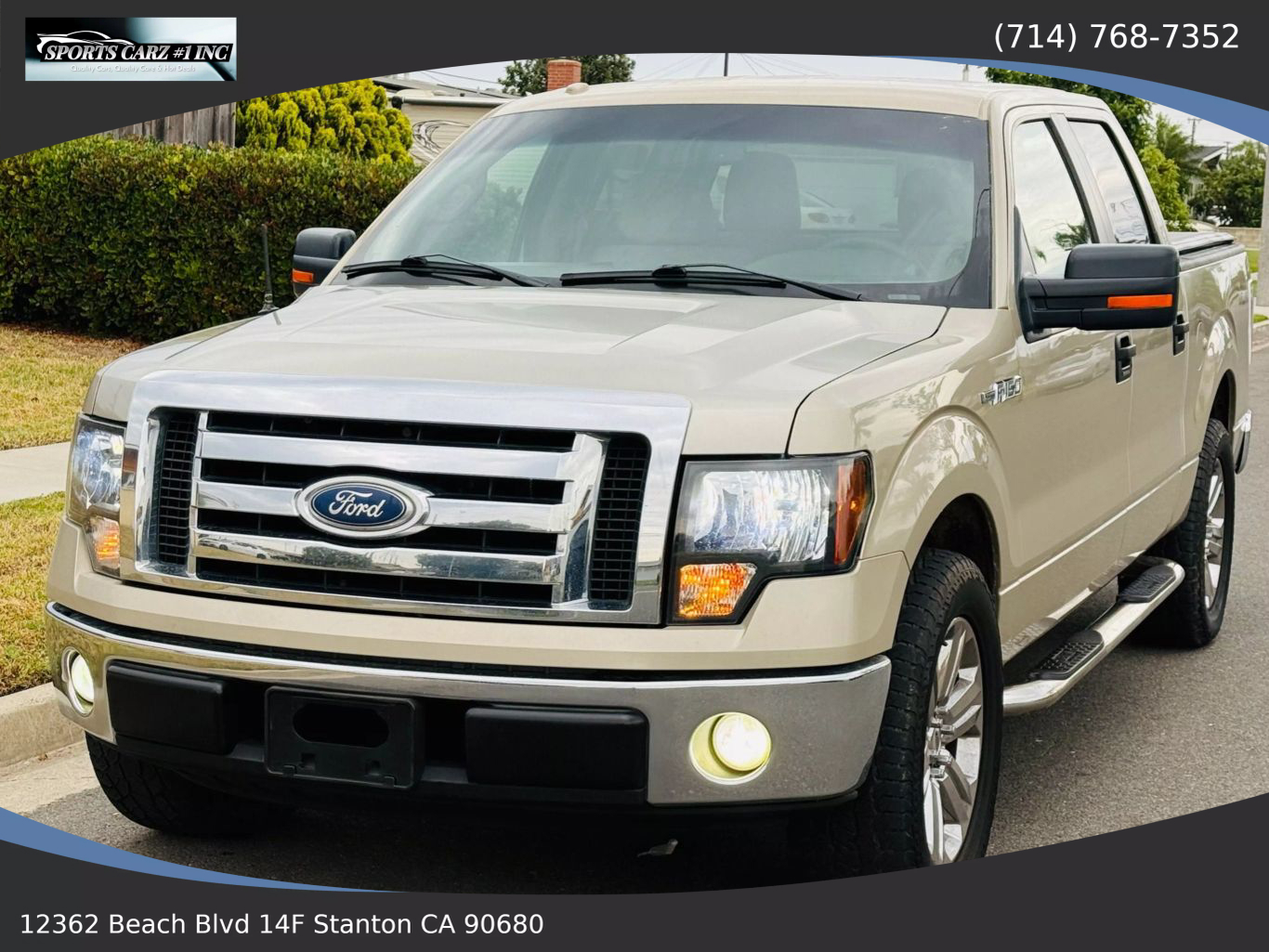 2010 FORD F150 SUPERCREW CAB PICKUP V8, FLEX FUEL, 5.4 LITER XLT PICKUP 4D 6 1/2 FT