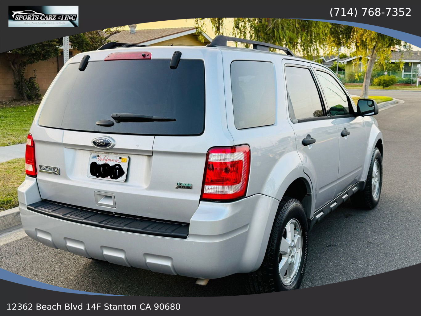 2012 FORD ESCAPE SUV V6, FLEX FUEL, 3.0 LITER XLT SPORT UTILITY 4D