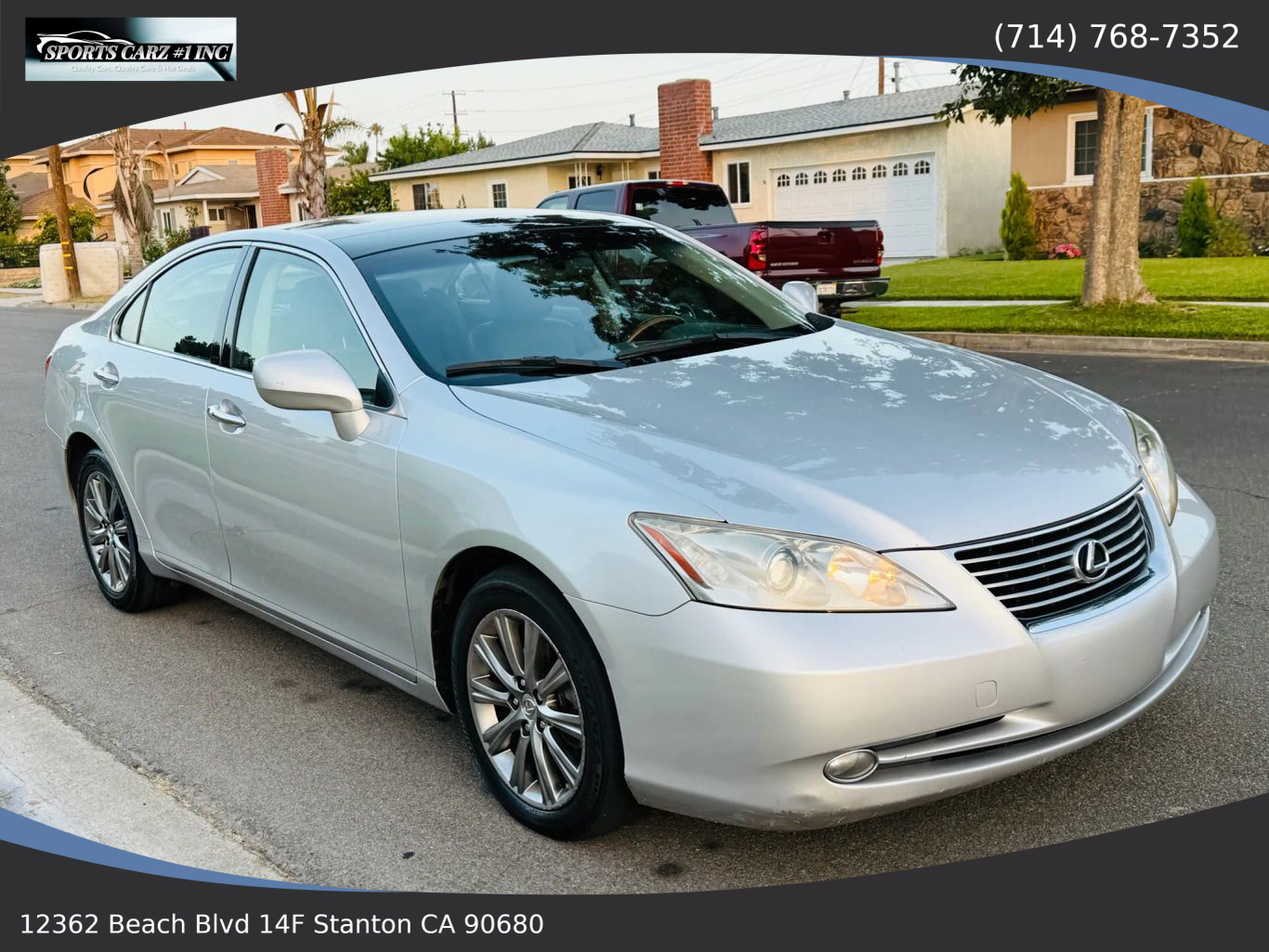 2007 LEXUS ES SEDAN V6, 3.5 LITER ES 350 SEDAN 4D