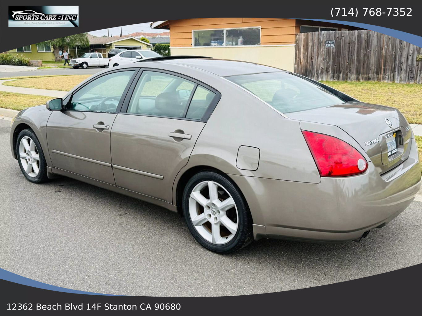 2006 NISSAN MAXIMA SEDAN V6, 3.5 LITER SE SEDAN 4D