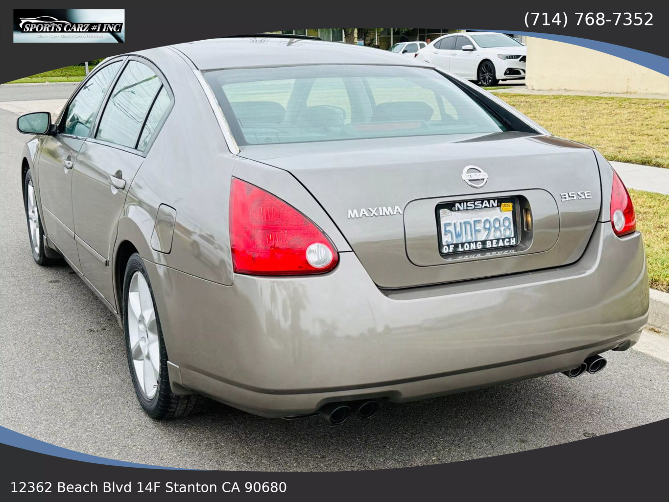 2006 NISSAN MAXIMA SEDAN V6, 3.5 LITER SE SEDAN 4D
