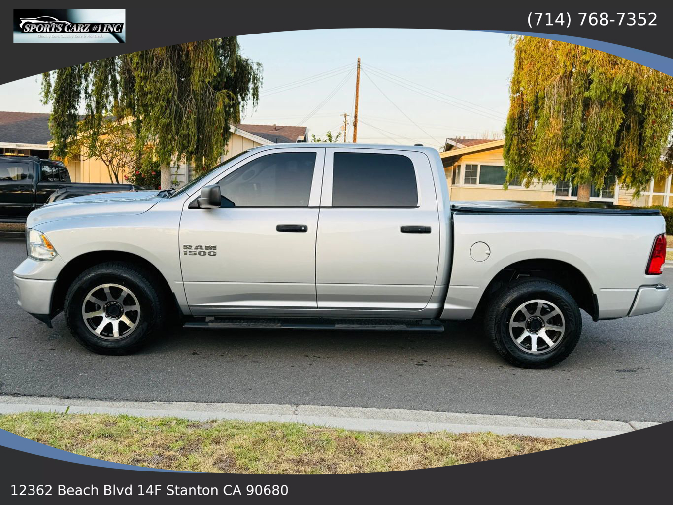 2017 RAM 1500 CREW CAB PICKUP V6, FLEX FUEL, 3.6 LITER TRADESMAN PICKUP 4D 5 1/2 FT