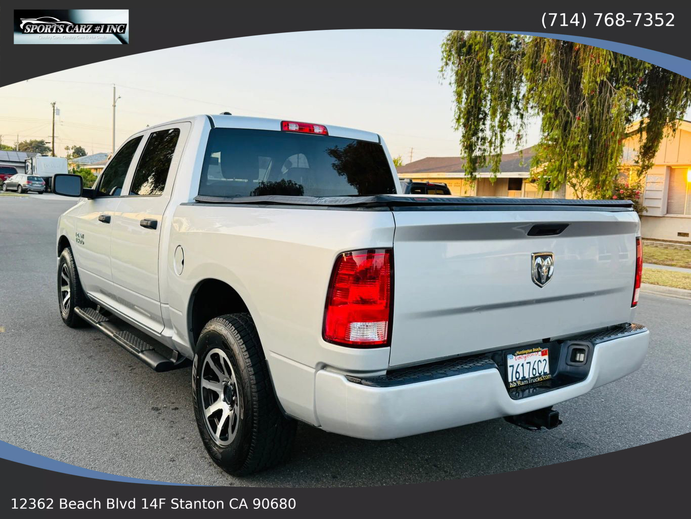 2017 RAM 1500 CREW CAB PICKUP V6, FLEX FUEL, 3.6 LITER TRADESMAN PICKUP 4D 5 1/2 FT