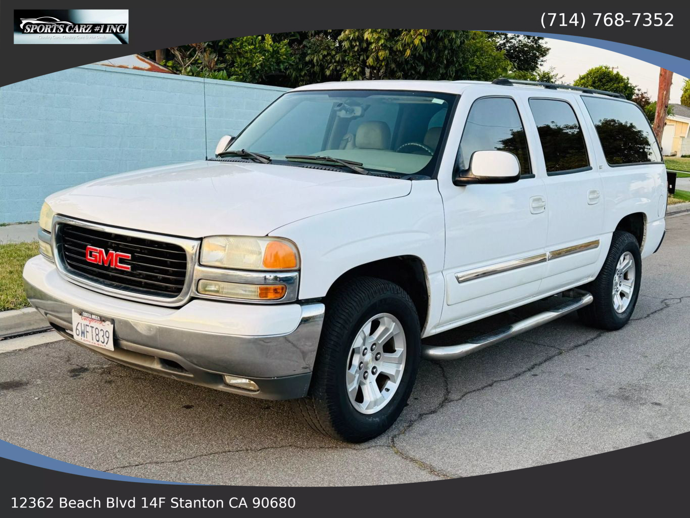 2004 GMC YUKON XL 1500 SUV V8, 5.3 LITER SLT SPORT UTILITY 4D