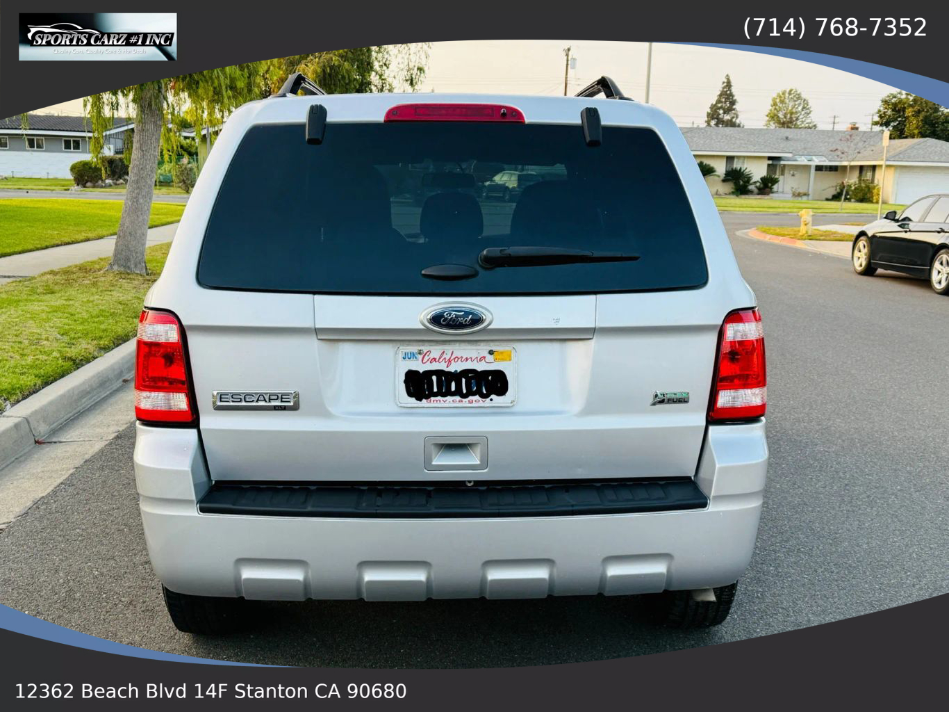 2012 FORD ESCAPE SUV V6, FLEX FUEL, 3.0 LITER XLT SPORT UTILITY 4D