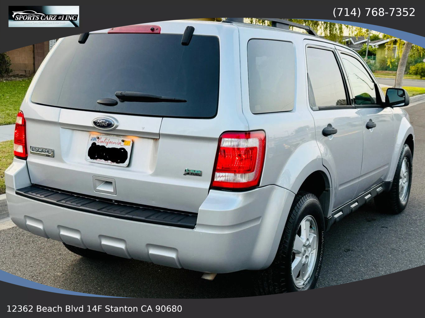 2012 FORD ESCAPE SUV V6, FLEX FUEL, 3.0 LITER XLT SPORT UTILITY 4D