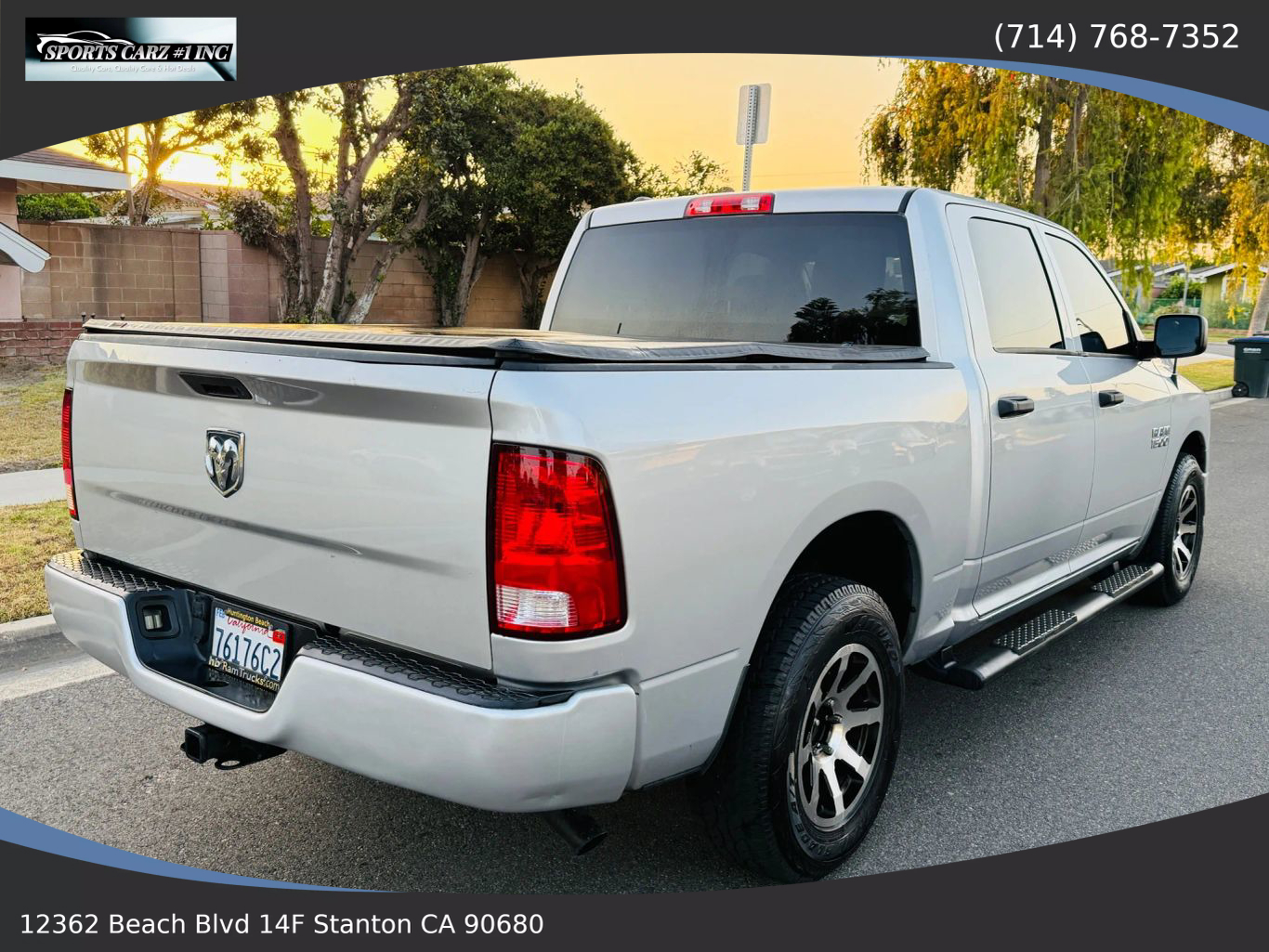2017 RAM 1500 CREW CAB PICKUP V6, FLEX FUEL, 3.6 LITER TRADESMAN PICKUP 4D 5 1/2 FT