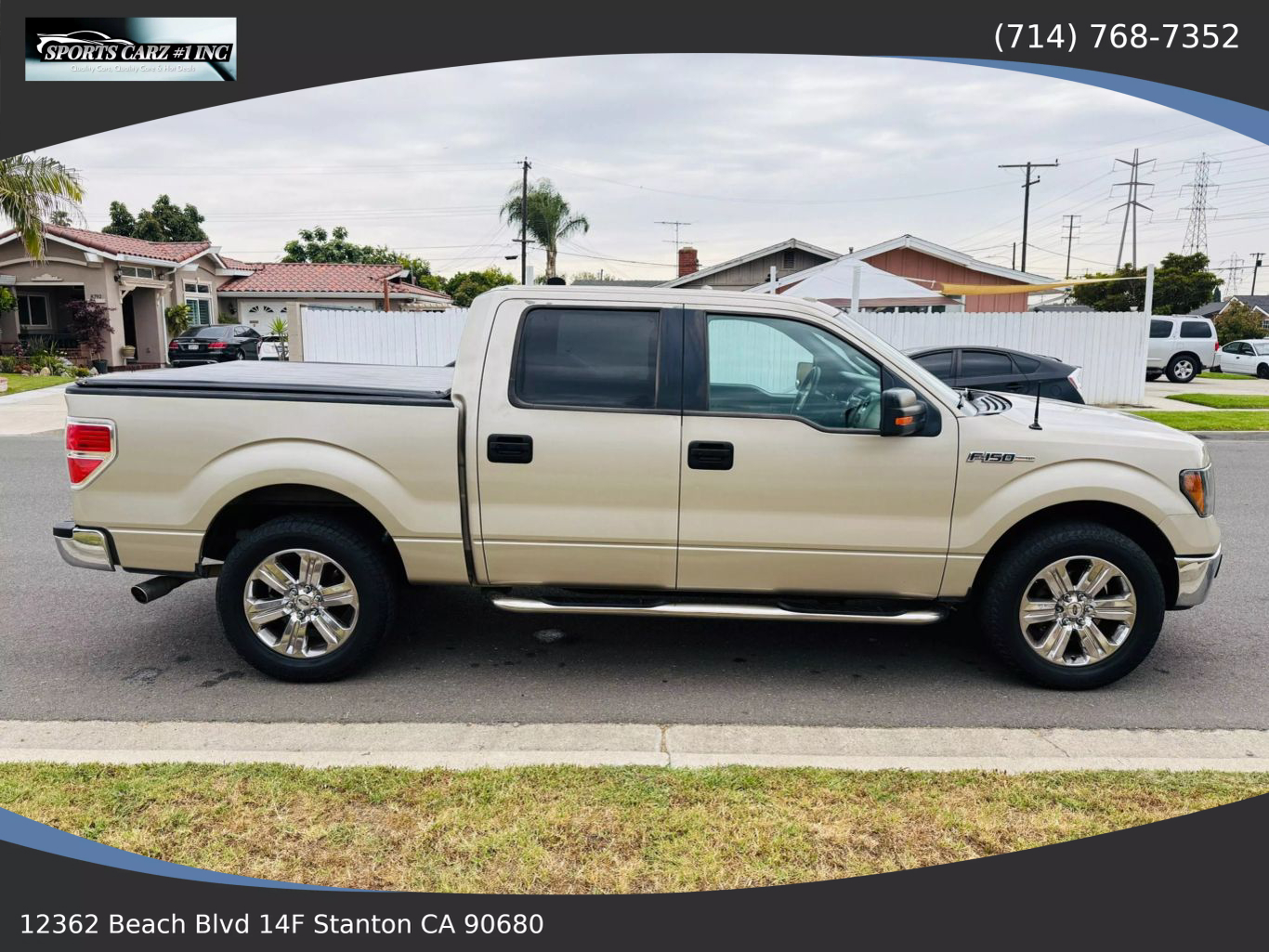 2010 FORD F150 SUPERCREW CAB PICKUP V8, FLEX FUEL, 5.4 LITER XLT PICKUP 4D 6 1/2 FT