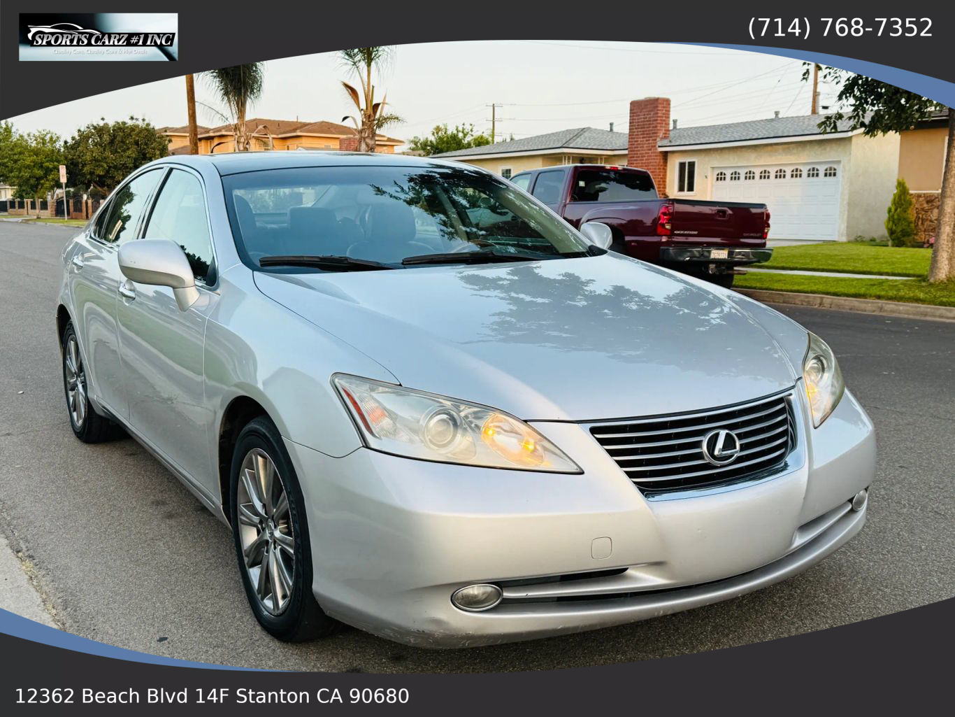 2007 LEXUS ES SEDAN V6, 3.5 LITER ES 350 SEDAN 4D