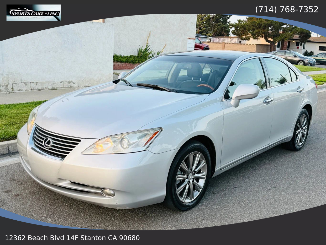 2007 LEXUS ES SEDAN V6, 3.5 LITER ES 350 SEDAN 4D