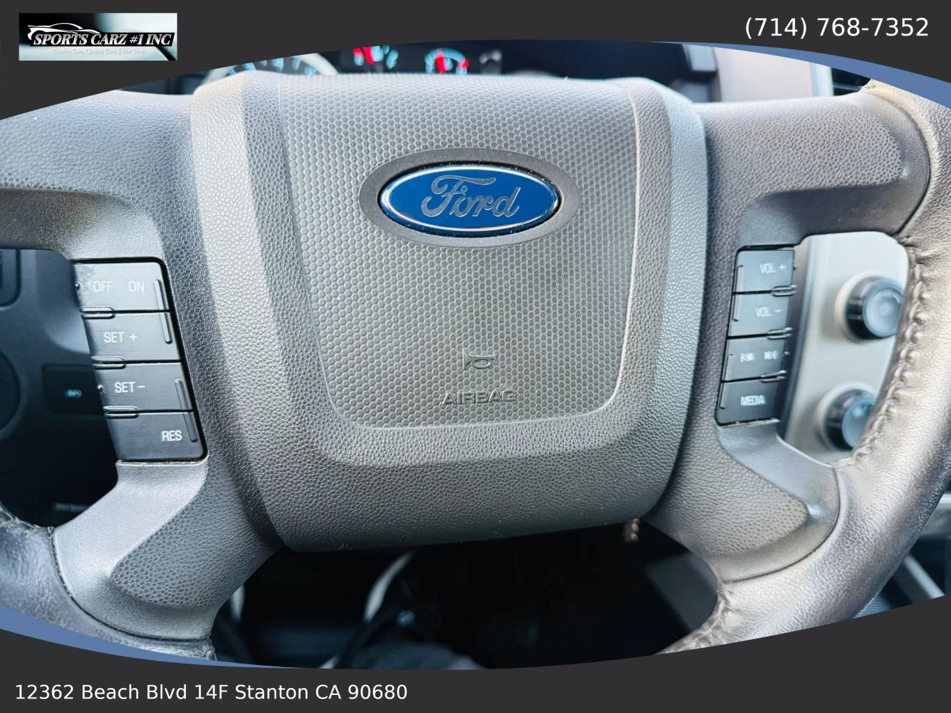 2012 FORD ESCAPE SUV V6, FLEX FUEL, 3.0 LITER XLT SPORT UTILITY 4D