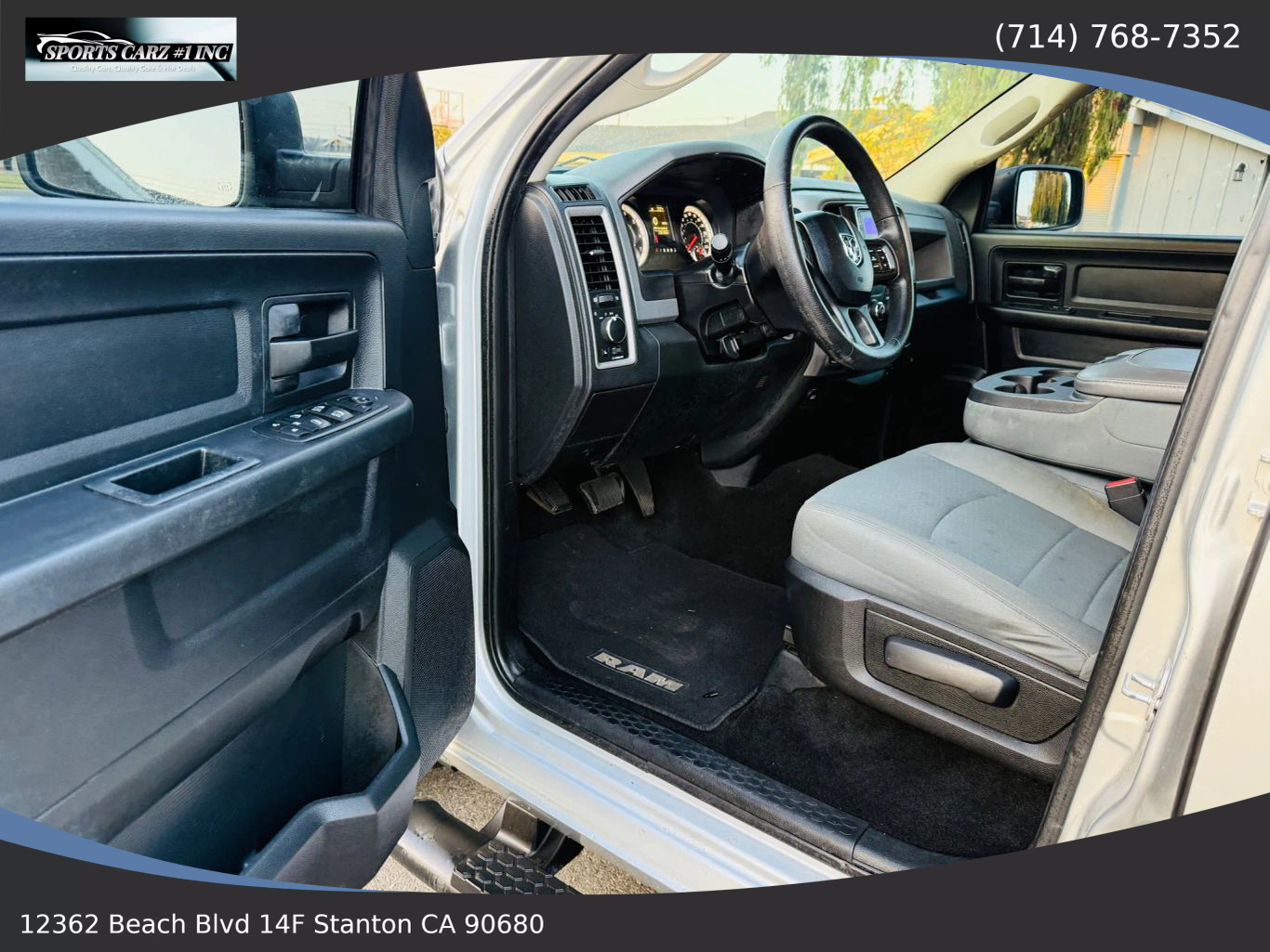 2017 RAM 1500 CREW CAB PICKUP V6, FLEX FUEL, 3.6 LITER TRADESMAN PICKUP 4D 5 1/2 FT