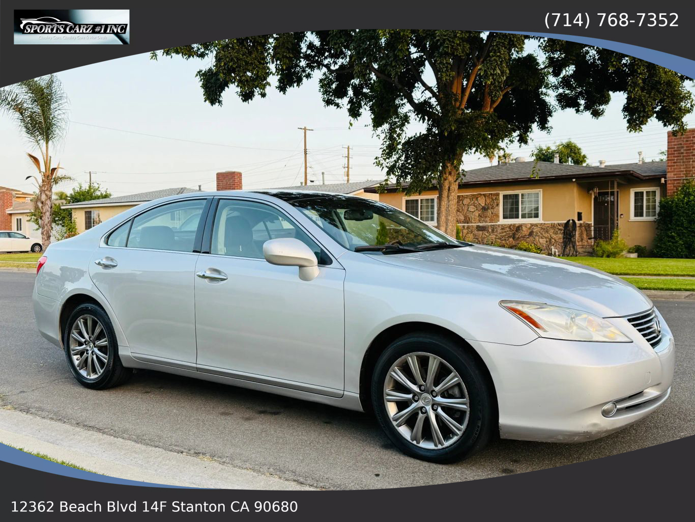2007 LEXUS ES SEDAN V6, 3.5 LITER ES 350 SEDAN 4D