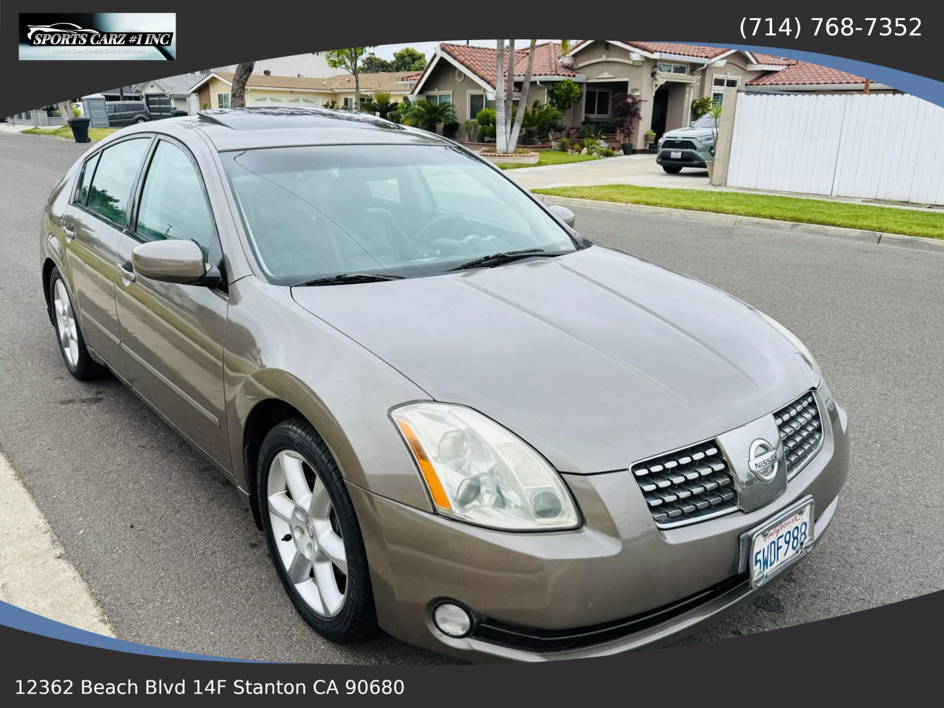 2006 NISSAN MAXIMA SEDAN V6, 3.5 LITER SE SEDAN 4D