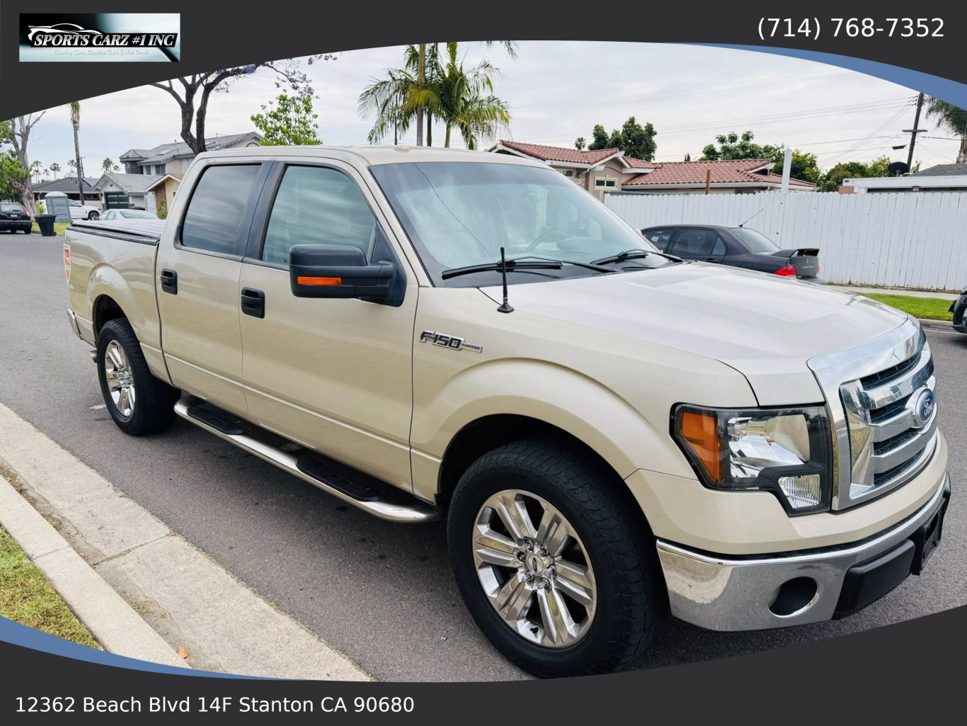 2010 FORD F150 SUPERCREW CAB PICKUP V8, FLEX FUEL, 5.4 LITER XLT PICKUP 4D 6 1/2 FT