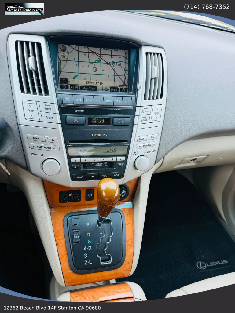 2007 LEXUS RX SUV V6, 3.5 LITER RX 350 SPORT UTILITY 4D