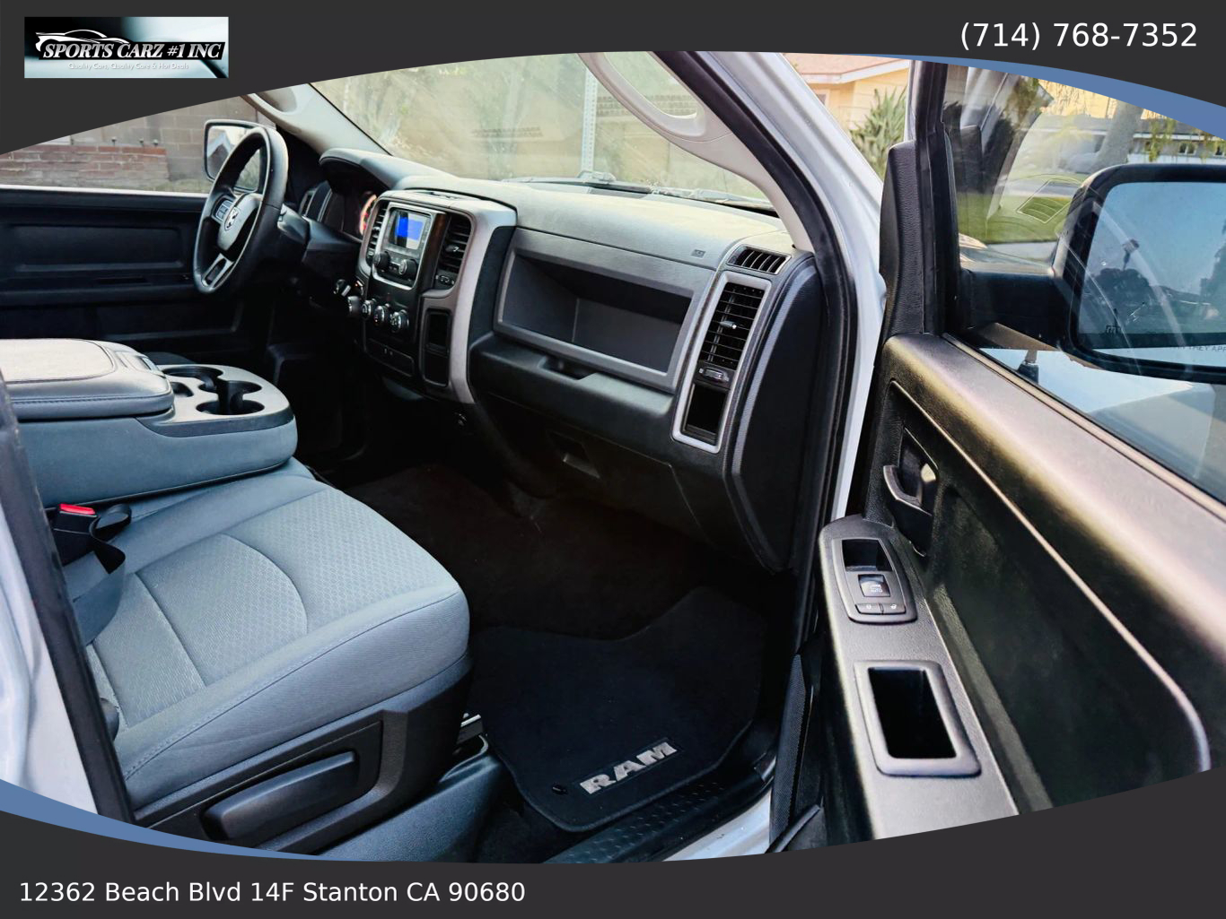 2017 RAM 1500 CREW CAB PICKUP V6, FLEX FUEL, 3.6 LITER TRADESMAN PICKUP 4D 5 1/2 FT