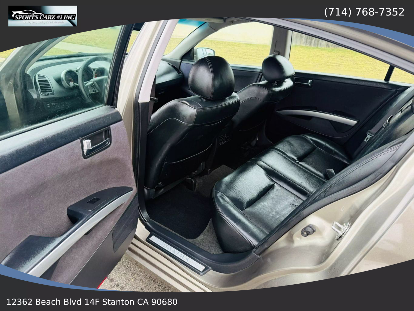2006 NISSAN MAXIMA SEDAN V6, 3.5 LITER SE SEDAN 4D