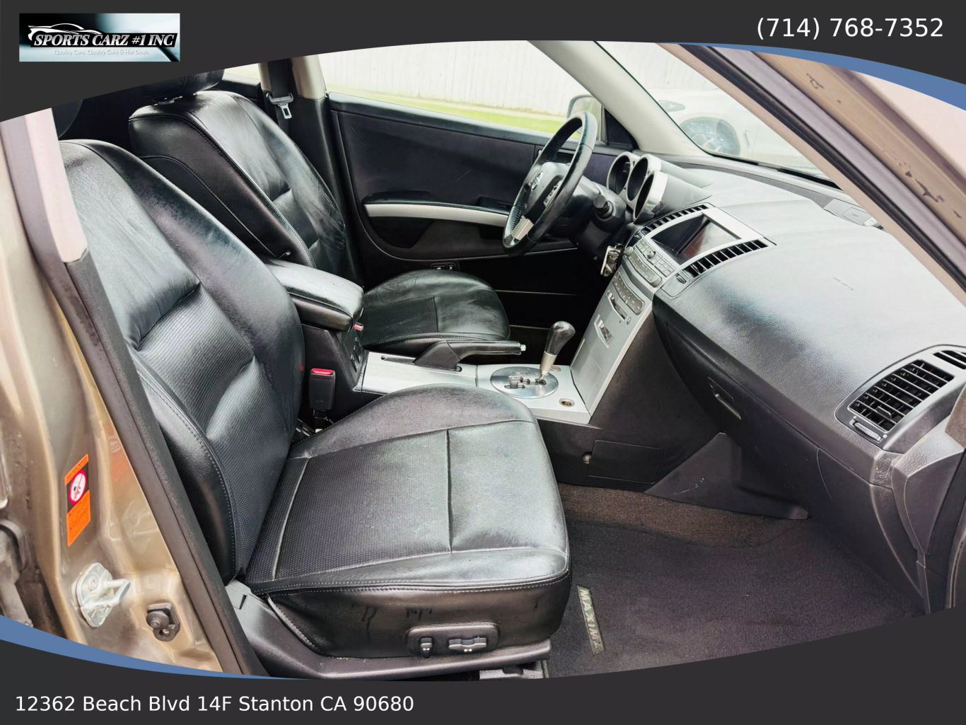 2006 NISSAN MAXIMA SEDAN V6, 3.5 LITER SE SEDAN 4D