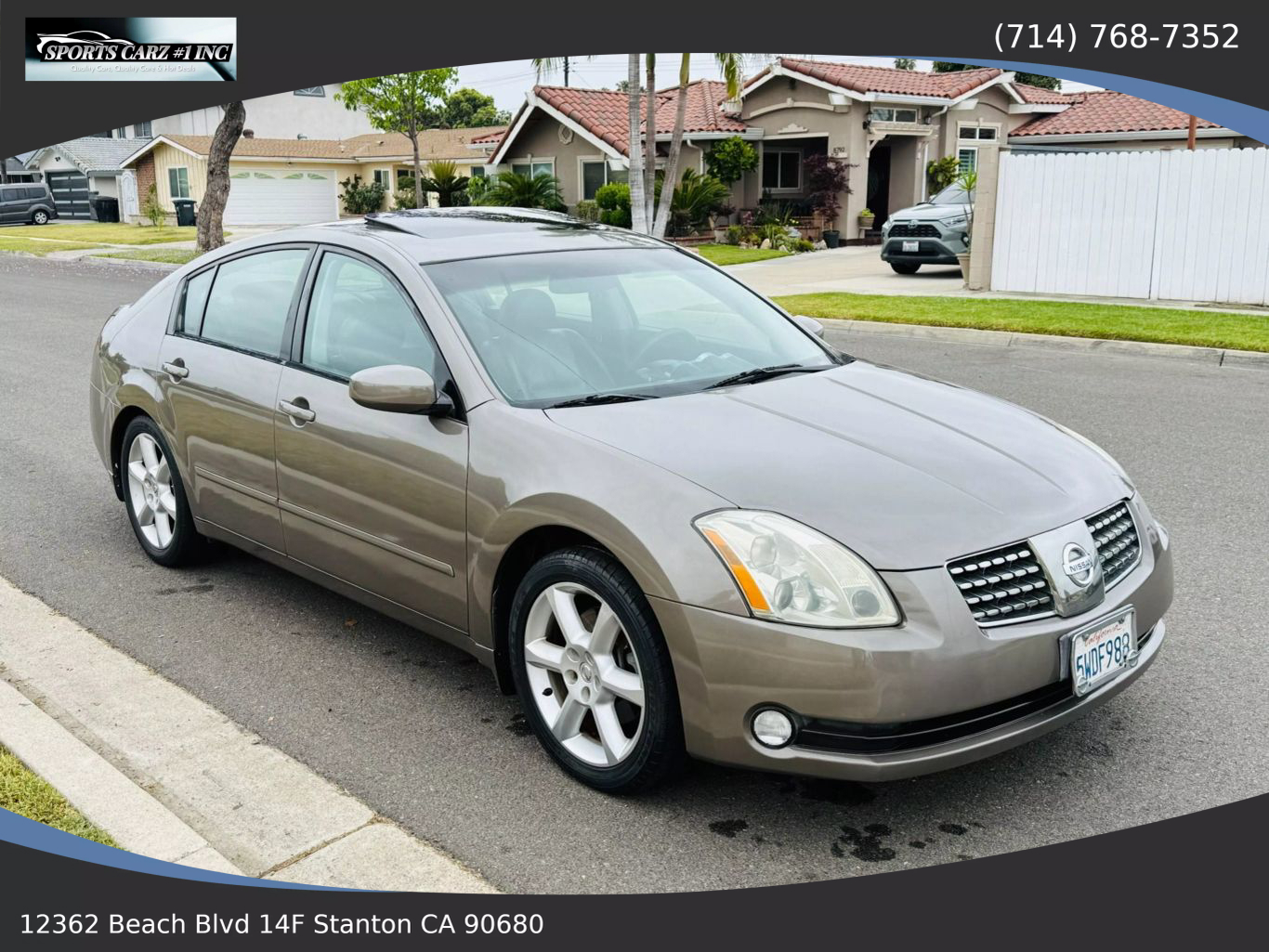 2006 NISSAN MAXIMA SEDAN V6, 3.5 LITER SE SEDAN 4D