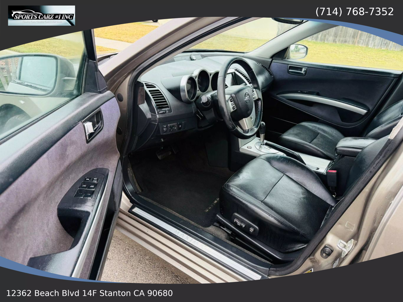 2006 NISSAN MAXIMA SEDAN V6, 3.5 LITER SE SEDAN 4D