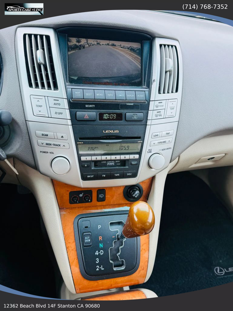 2007 LEXUS RX SUV V6, 3.5 LITER RX 350 SPORT UTILITY 4D