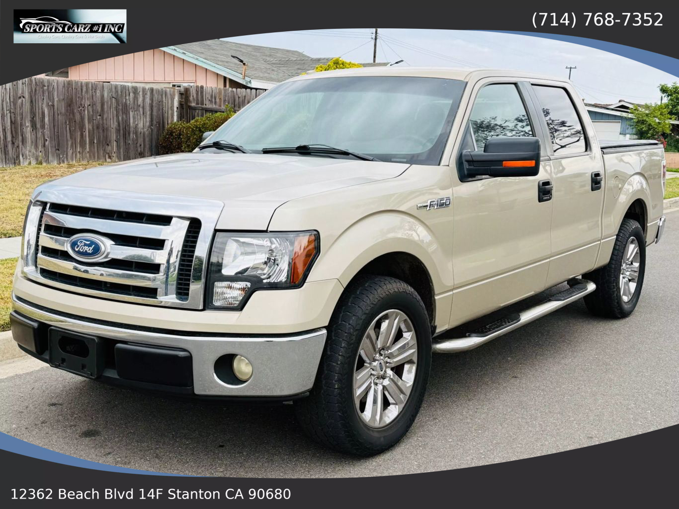 2010 FORD F150 SUPERCREW CAB PICKUP V8, FLEX FUEL, 5.4 LITER XLT PICKUP 4D 6 1/2 FT